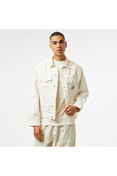 Carhartt WIP Helston Jacket Erkek Beyaz Ceket