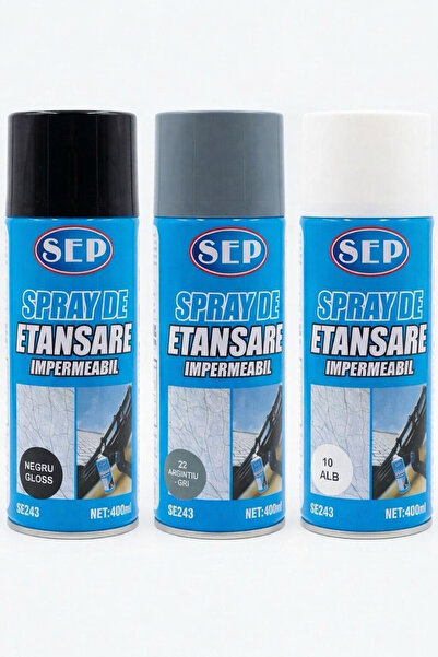 SEP Spray de Etansare Impermeabil culoare negru - Solutia rapida pentru repar...