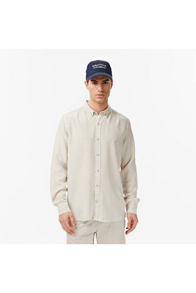Nautica Erkek Gri Regular Fit Gömlek