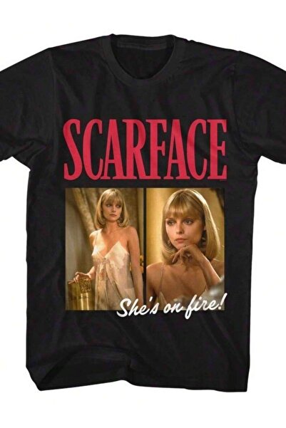 9JY تي شيرت On Fire Classics - تي شيرت بأكمام قصيرة للبالغين