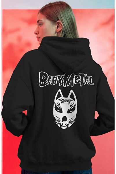 SEVBANO Baby Metal Rock Trupa de muzică metalică Hanorac premium supradimensi...