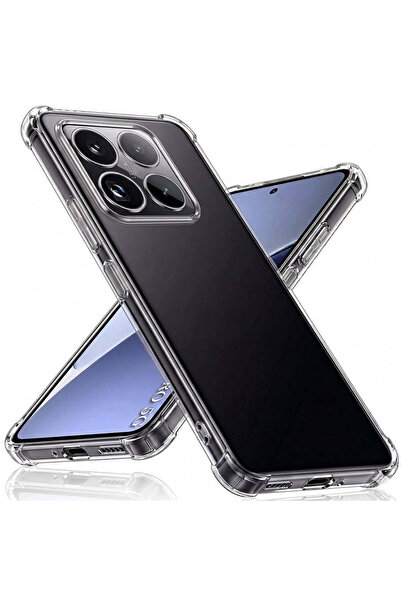 Techsuit Husă pentru Xiaomi 15 Pro, din silicon transparent, rezistentă la șo...