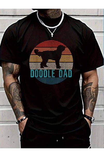 9TAY تي شيرت 100% قطن بتصميم Doodle Dad - هدية مضحكة لصاحب كلب Goldendoodle، ...