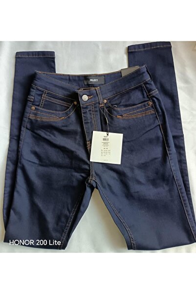Generic Unisex Dark Navy Blue Skinny Jeans, Size M/32 | Contrast Stitching, 4...