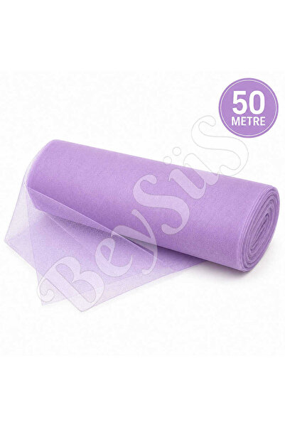 BeySüS Ornamental Tulle Lilac Grek Tulle 50 m