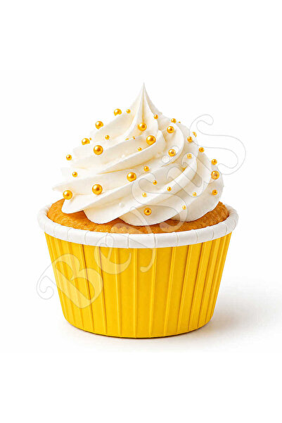 BeySüS Muffin Mold 25Pcs Yellow