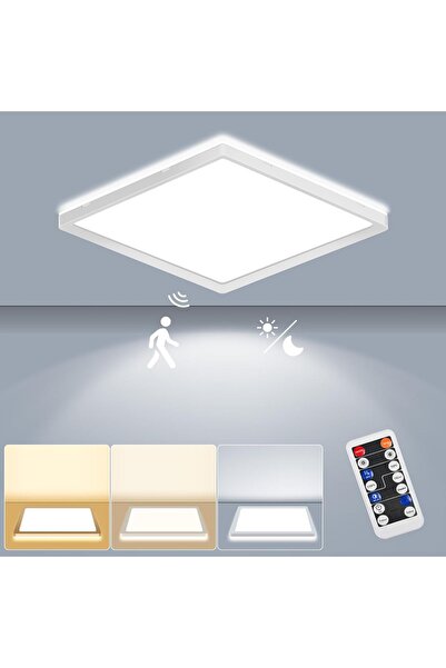 Dotail LED плафон, 360 °   радарен сензор за движение, 3000K/4000K/6500K, 18W...