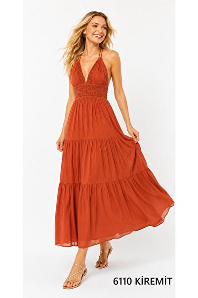Duss 6110 Breathable Authentic Dress Made from Viscose Natural Cellulose