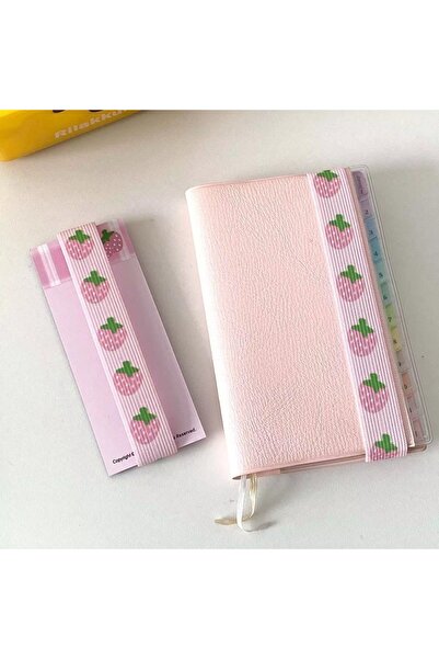 Choice5 Strawberry Creative Adjustable Notebook Straps Loose-leaf Notebook DI...
