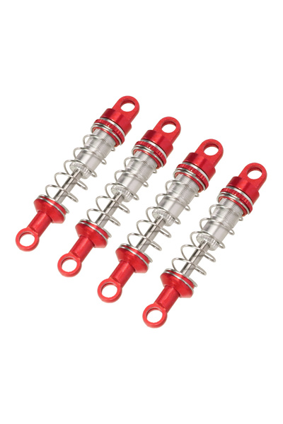 choice2 Red 4PCS 60mm Oil Filled Type Metal Shock Absorber For MN MN78 MN82 M...