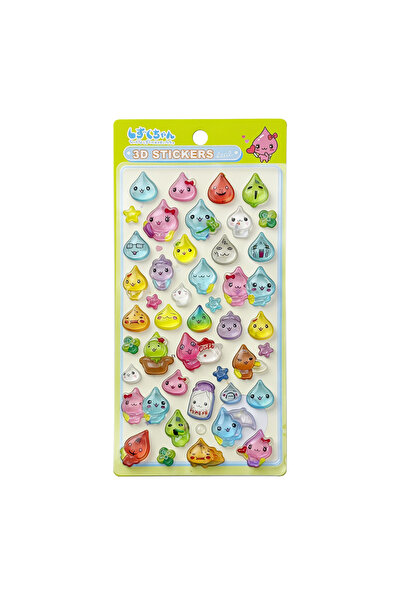 Choice4 01 3D Cartoon Droplet Stickers Kawaii Glitter Jelly Bonbon Stickers D...