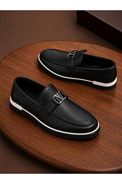 Taşpınar Ayakkabı 100% Genuine Leather Orthopedic Men's Comfortable Summer Li...
