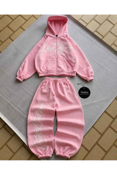 Violon Dark Moon Baggy Unisex Tracksuit Set