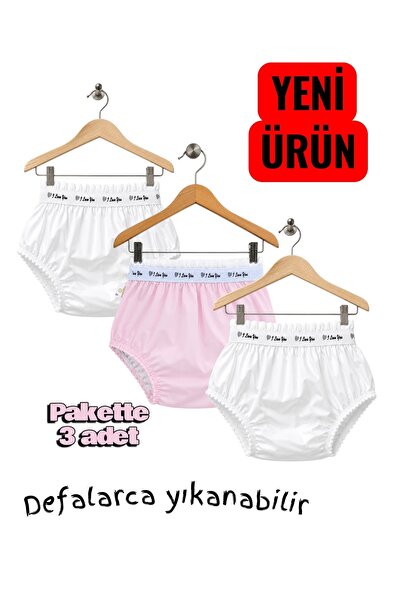 Algitsin O L A Çocuk Alıştırma Külodu+Emici Külot+Yıkanabilir 3 Lü Set