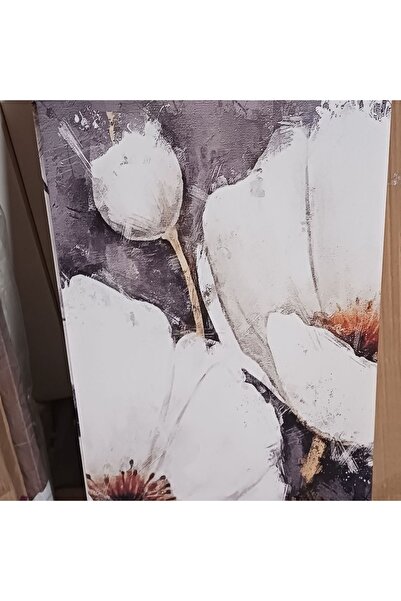 OEM Tablou decorativ pe pânză, model floral, 45x70 cm, pânză/lemn, multicolor