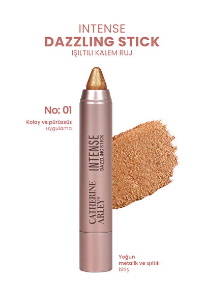 Catherine Arley INTENSE DAZZLING STICK RUJ NO:01 GOLDEN HOUR