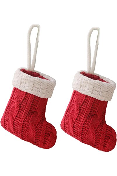 Arabest 8Pcs Christmas Silverware Holders,Stockings Knife and Fork Bags,Dinne...