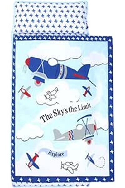 Yelajoy Portable One-Piece Sleeping Bag, Children's Cotton Blanket Quilt, Ant...