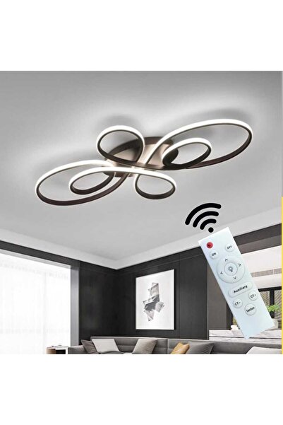 Hevsel Kumandalı ve 3 Renk Işık, Labirent Led Avize