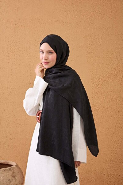 Silk Home Naia Cotton Shawl Elio Black
