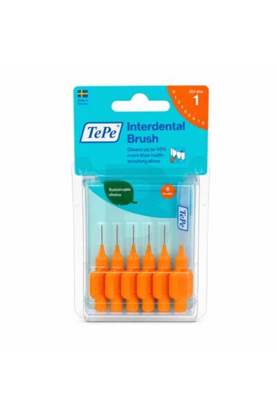 TePe Periuțe interdentare, 6 bucăți, 0,45 mm