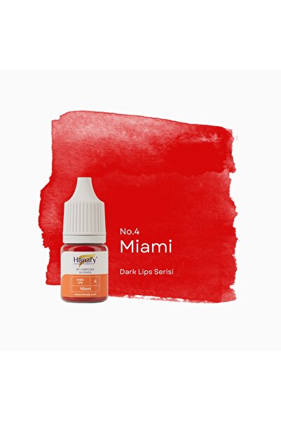 HANAFY Dark Lips Miami No4 Kalıcı Makyaj Dudak Pigmenti - 5ml