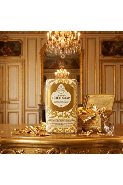 Nesti Dante Luxury Gold Soap with 23K Gold Leaf – 60th Anniversary Limited Ed...