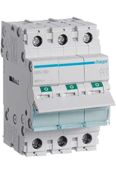 hager Three Pole 100A Isolator SBN390N
