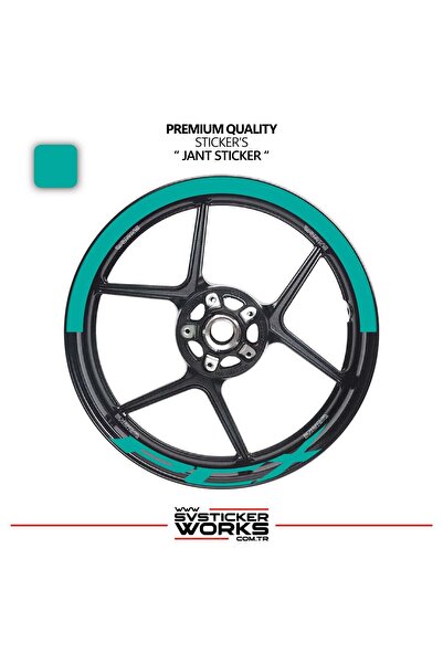 ARONA Honda Pcx Wheel Rim Strip – Half Rim Cover & Pcx Lettering Sticker Set