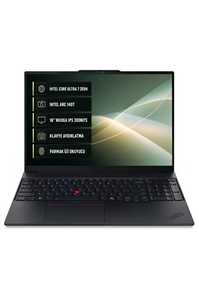 LENOVO ThinkPad E16 Gen 3 Intel Core Ultra 7 255H 32GB 1TB SSD 16" WUXGA W11P...