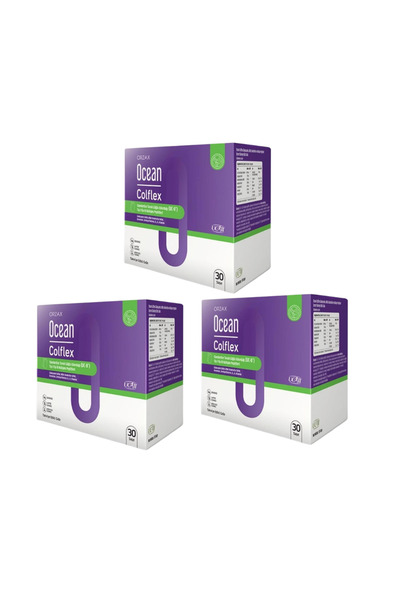 Orzax Ocean Colflex 30 Saşe 3 Lü Paket