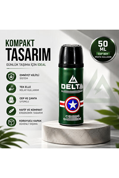 M-TECH Bib.err Ga.zı Spre..yi | Kompakt | Koruyucu Kapaklı 50 ML S.K.T 2031