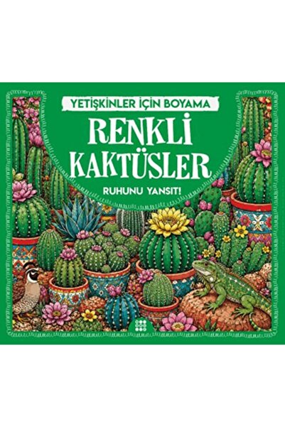 Dokuz Yayınları الصبار الملون والرسم عليه للأطفال والكبار