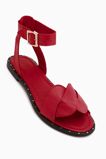 Limoya Juliette Genuine Leather Red Women's Sandals