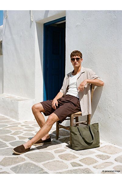LC Waikiki I Standart Fit Linen Blend Men's Shorts from Freezen Store