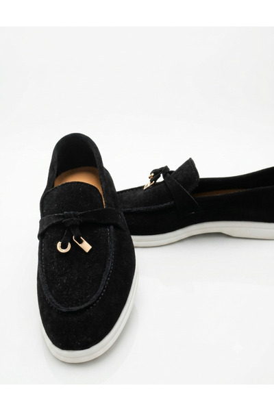 Frosty Leather Loafer Shoes