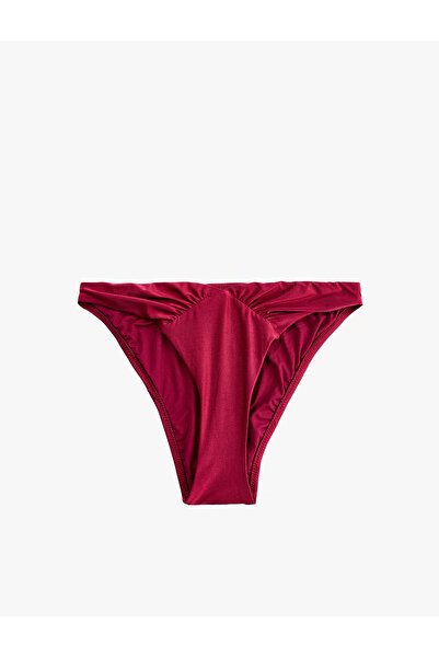 Koton Büzgülü Parlak Brazilian Bikini Altı