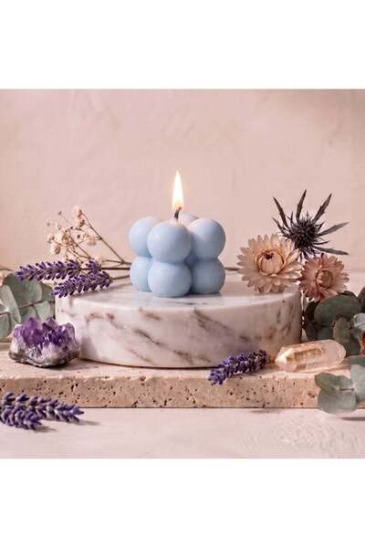 aurora naturalis Aurora-Naturalis Handmade Ocean Breeze Mini Bubble Candle – ...