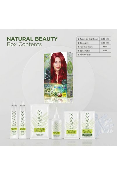 MAXX DELUXE Nourishing Hair Color with Natural Oils and Protective Extracts for Long-Lasting Gray Coverage - Various Shades and Color Options