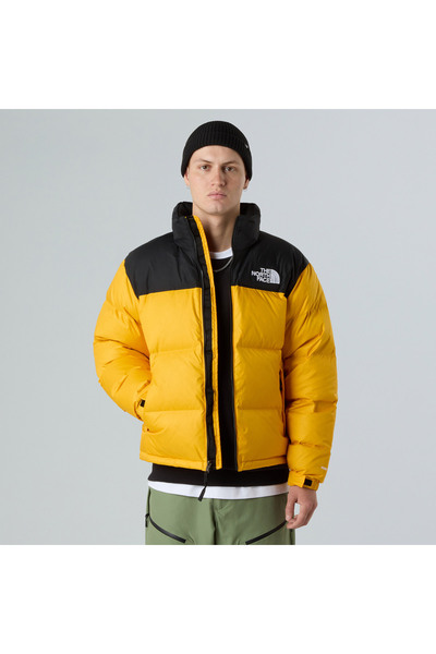 THE NORTH FACE معطف أصفر للرجال من Retro Nuptse لعام 1996