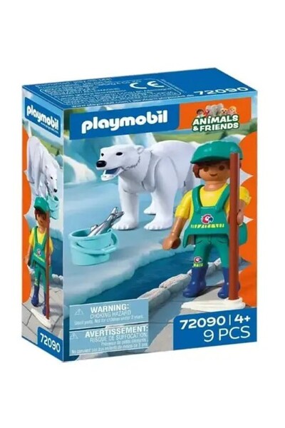 Playmobil Ζώα και Φίλοι: Πολική Αρκούδα και Φροντιστής
