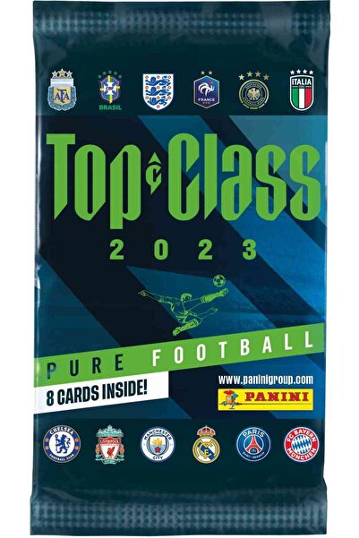 Panini Pachet de cartonase cu fotbalisti, Panini, Top Class 2023, 8 bucati