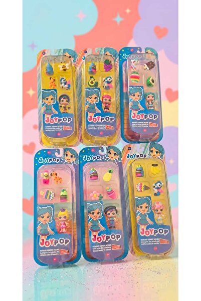 ALPA STORE JoyPop 5'Lİ Mini Figür Seti Sevimli Karakterler Kalem Arkası Süsü ...