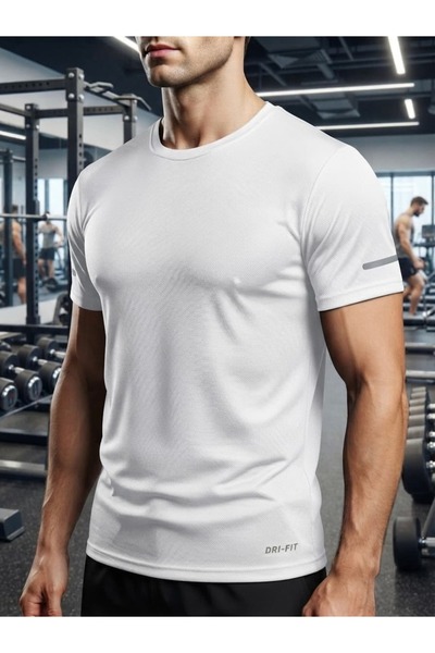Demente Erkek Nem Emici Atletik Teknik Antrenman T-shirt