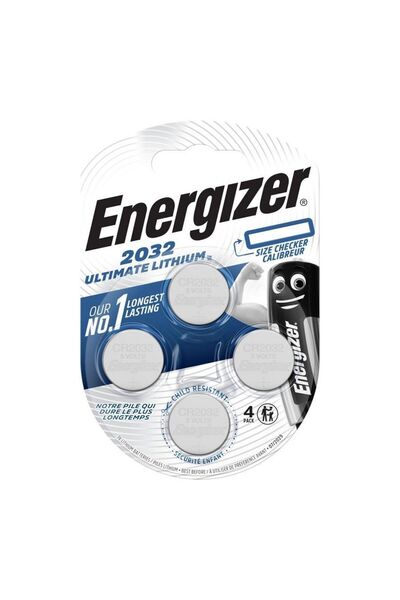 Energizer Ultimate Lithium CR2032 3V 4τμχ μπαταρίες ρολογιών