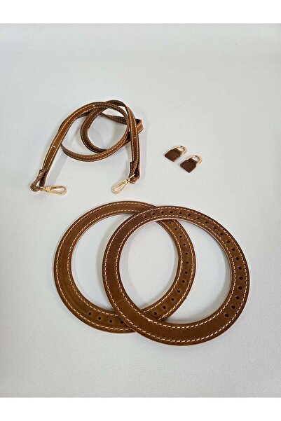 Desaryou Round Double Handle Trop Adjustable Hanger Set - Tan