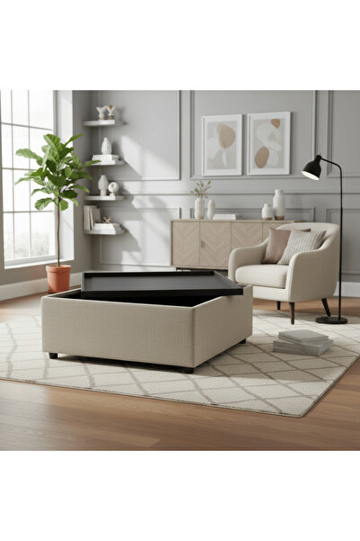 Roots Furniture Mirae Hazel Brown Coffee Table