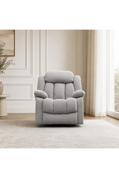 Roots Furniture كرسي لينا جراي دوار قابل للإمالة مع خاصية التزلج
