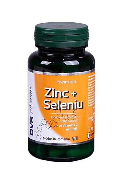 DVR Pharm Supliment nutritiv, Zinc + Seleniu cu Vitamina C, set 1+1, 30cps