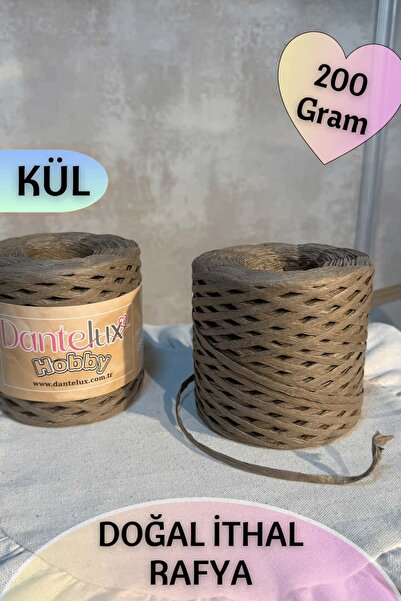 Dantelux 200 Grams of Natural Raffia Knitting Yarn (Favorite Knitting Yarn fo...